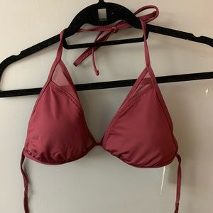 Triangle swim suit top.